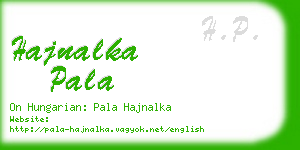 hajnalka pala business card